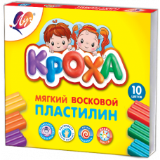 Plastilin yumşaq mum "Baby" 10 tsv.