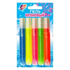 Zərli gel "Neonovıy" 5 rəng. 10 ml.